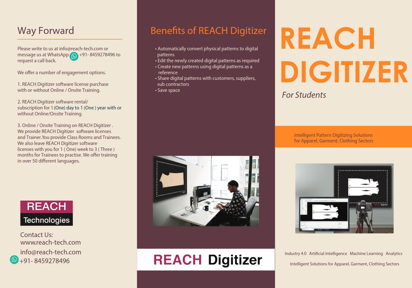 REACH Digitizer for Students Brochure Image